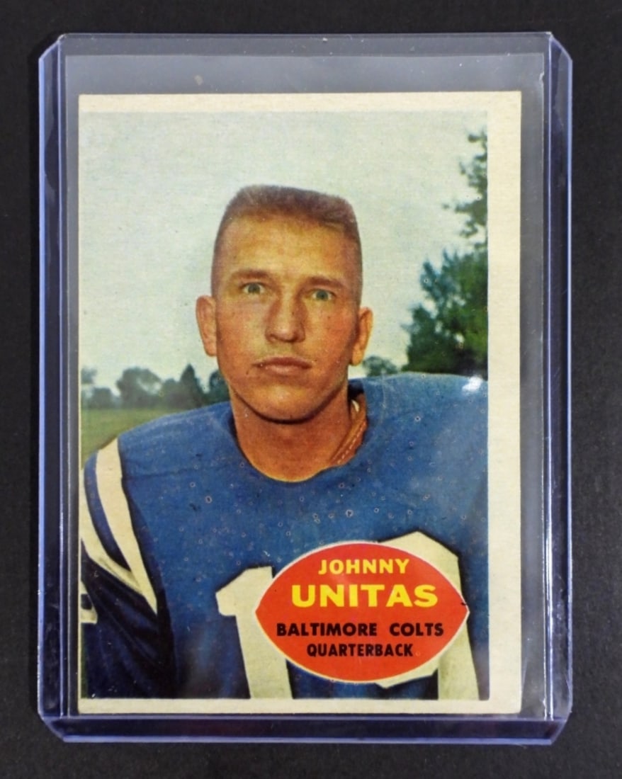 1960 TOPPS #1 JOHNNY UNITAS (1 of 2)