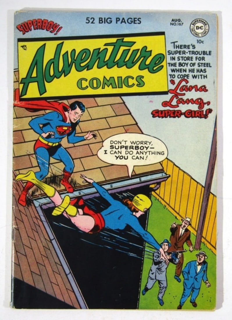 1951 Adventure Comics #167 Superboy! DC Comics (1 of 4)