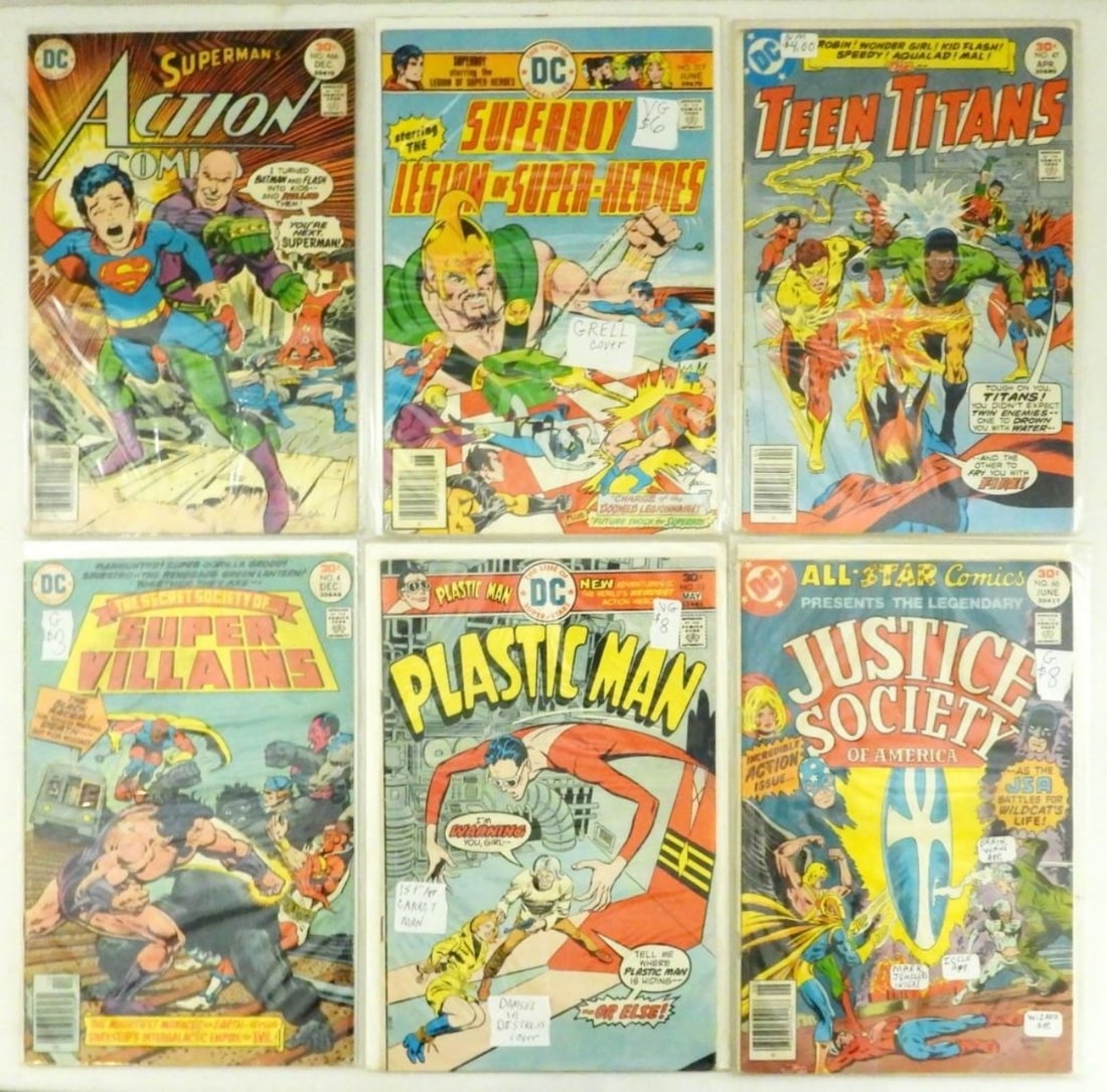 (6) DC COMICS - ALL 30c ISSUES (1 of 3)
