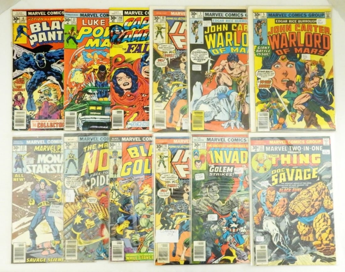 (12) MARVEL COMIC LOT - ALL 30c ISSUES (1 of 2)