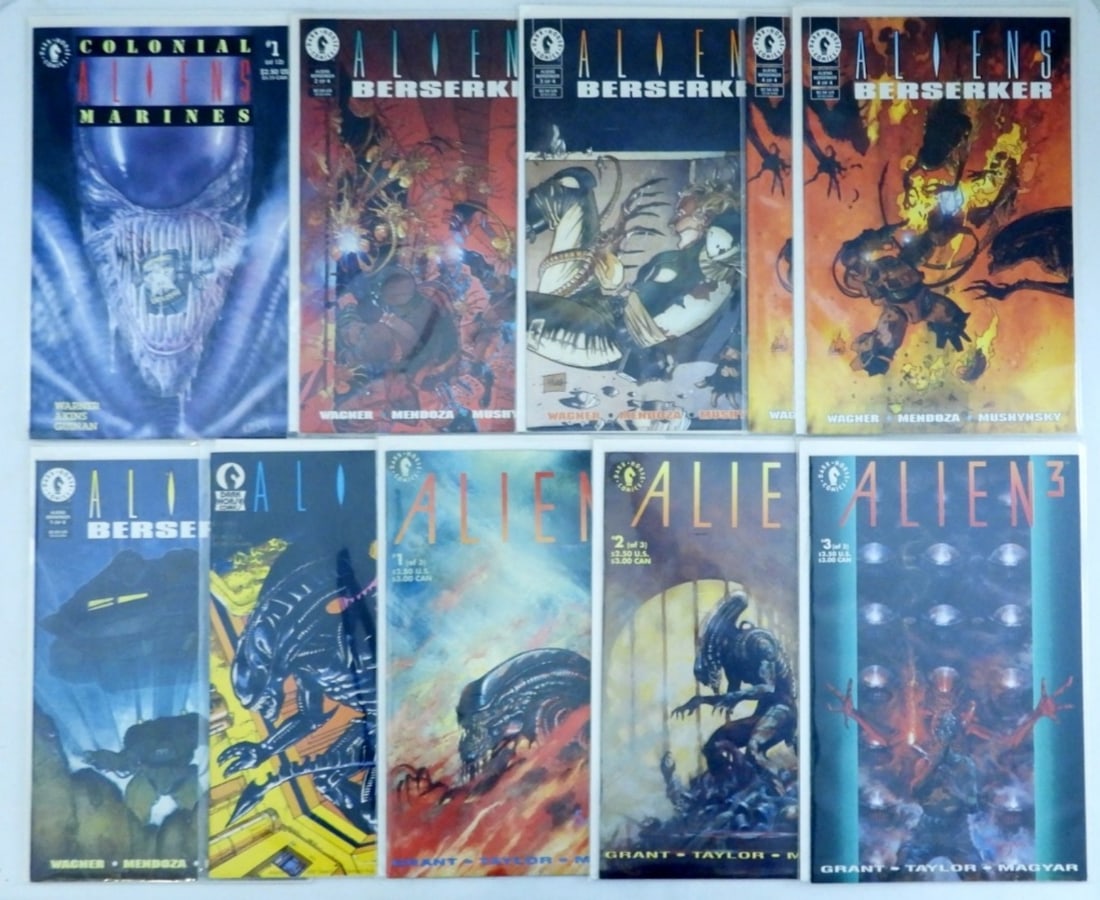 (10) DARK HORSE ALIENS COMICS (1 of 2)
