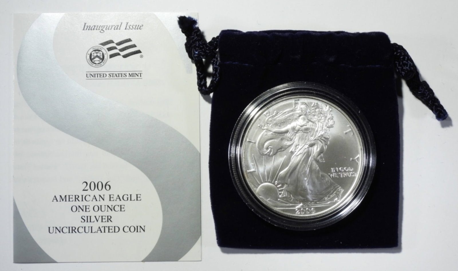 2006-W UNC AMERICAN SILVER EAGLE (1 of 4)