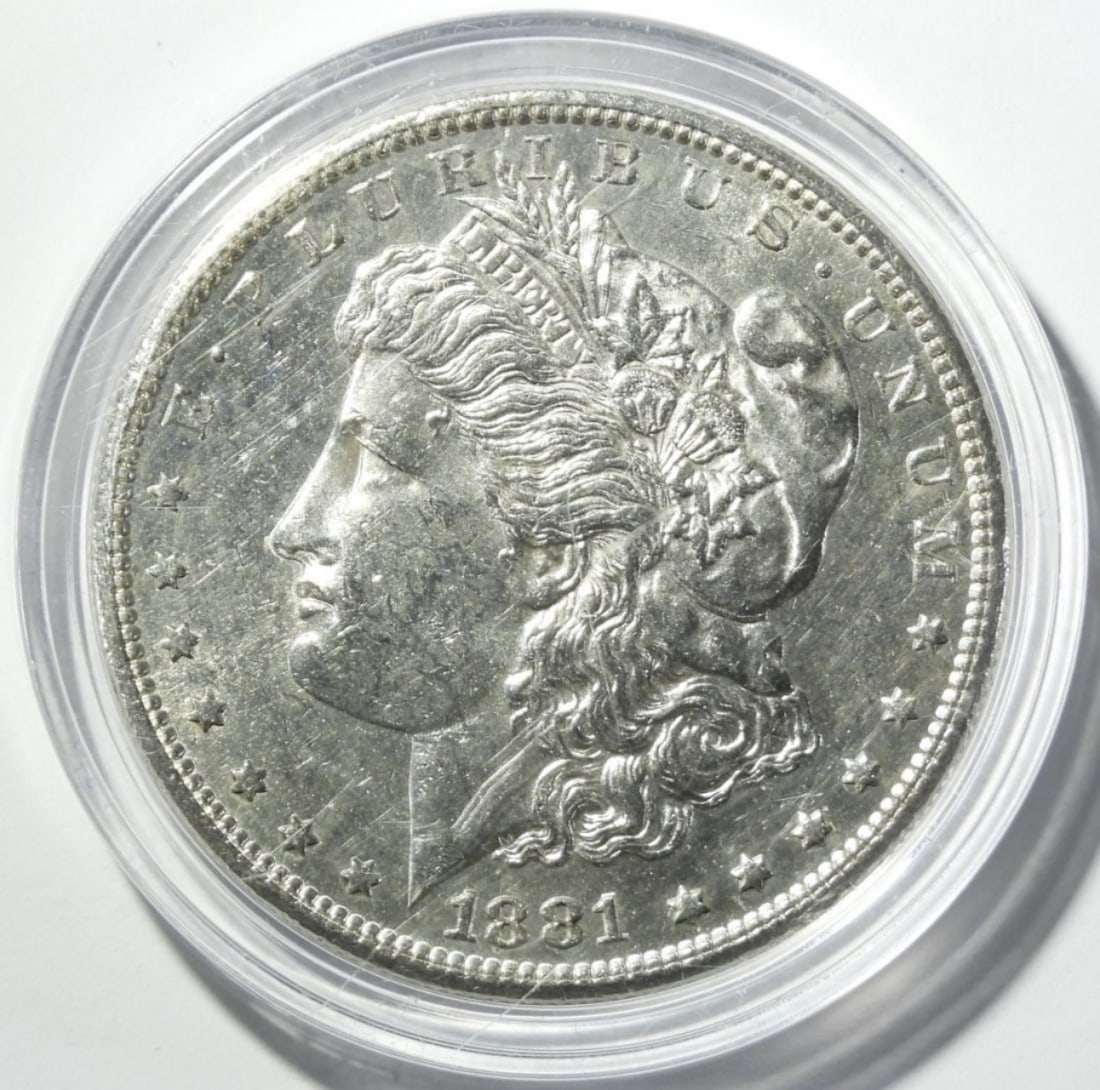 1881-S MORGAN DOLLAR BU (1 of 2)