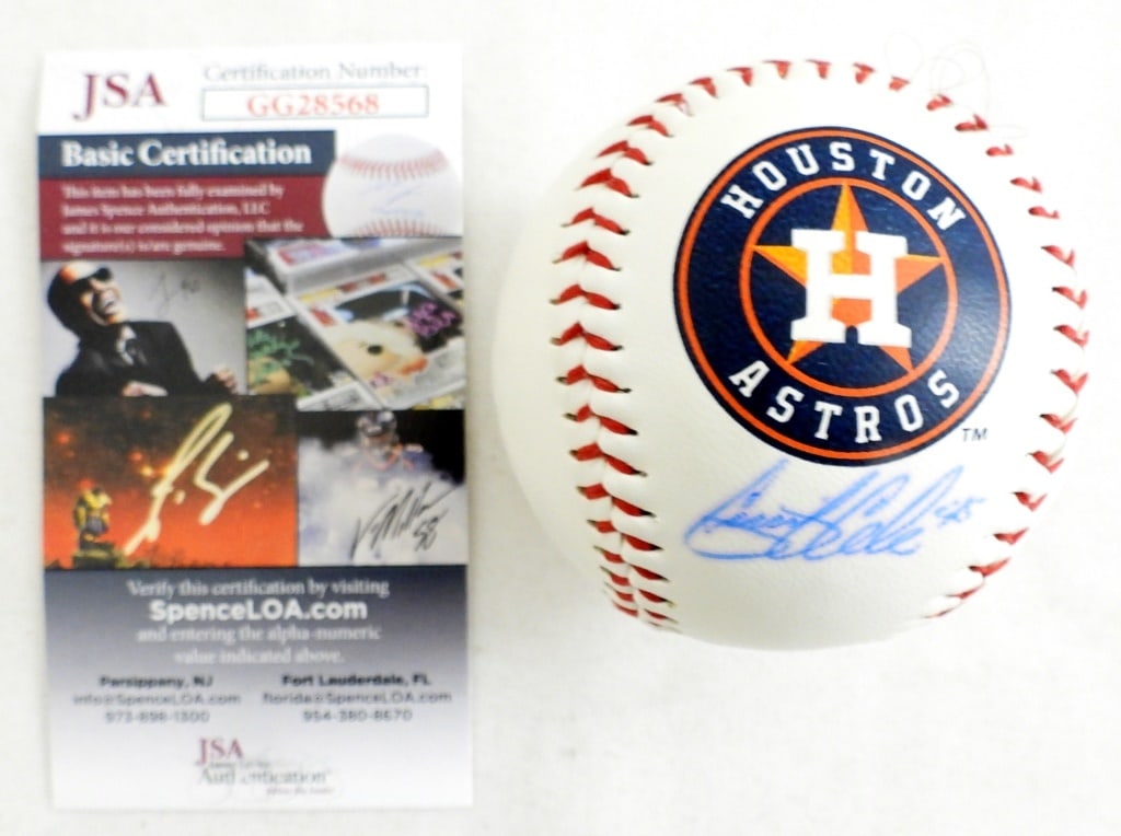 GERRIT COLE AUTOGRAPH BASEBALL JSA (1 of 3)
