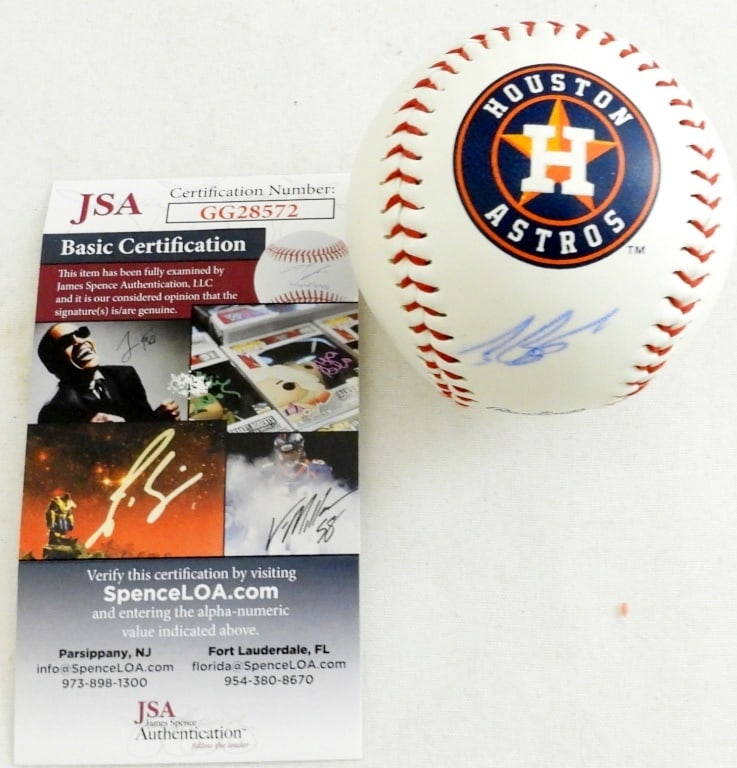 ALEX BREGMAN AUTOGRAPH BASEBALL JSA (1 of 3)