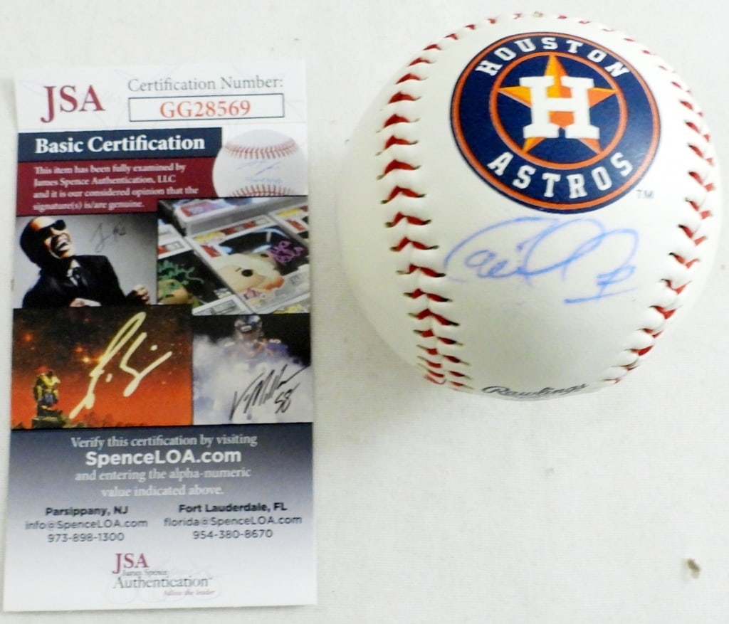 CARLOS CORREA AUTOGRAPH BASEBALL JSA (1 of 3)