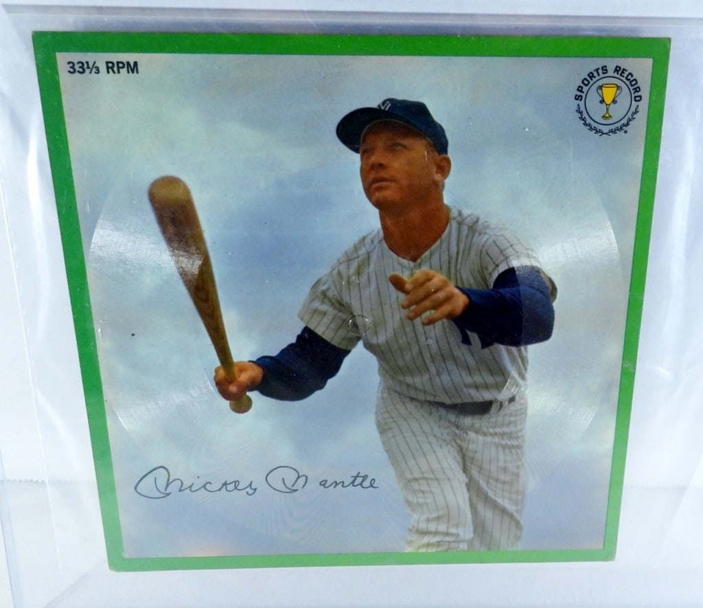 Mickey Mantle 1964 Auravision Records: Unpunched 33 1/13 RPM