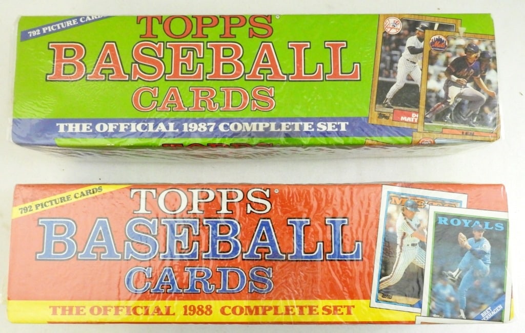 (2) BASEBALL CARD OFFICIAL COMPLETE SETS (1 of 3)