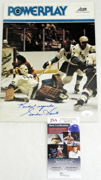 GORDIE HOWE AUTO MAGAZINE - JSA (1 of 2)