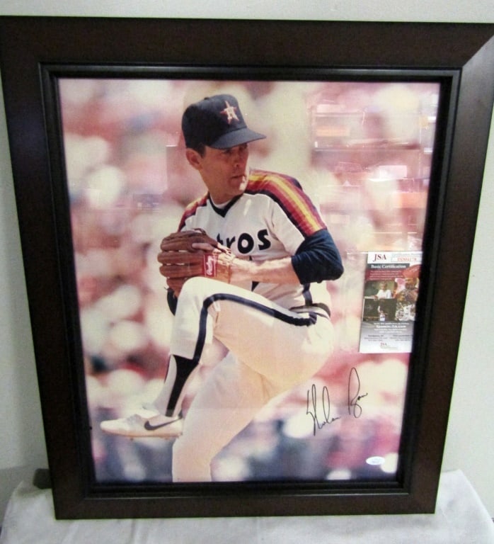 NOLAN RYAN SIGNED 17x21 PHOTO - JSA (1 of 5)