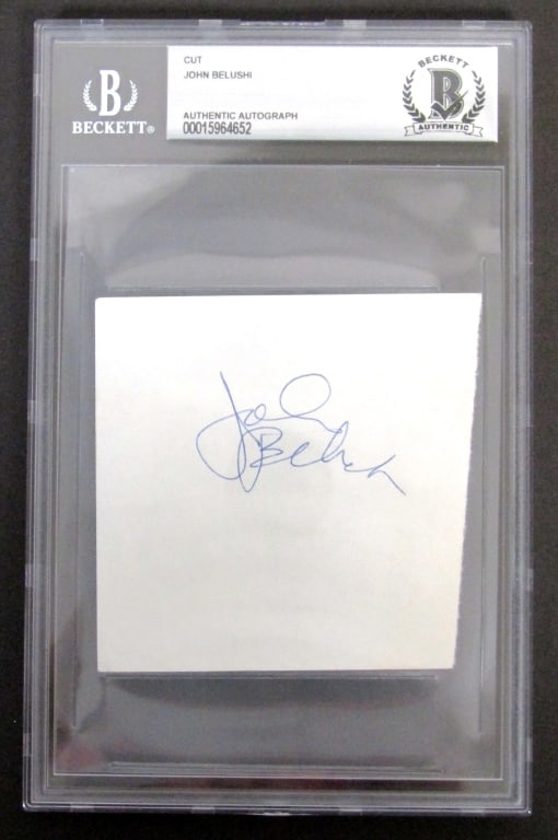 John Belushi BECKETT Cut Authentic Autograph (1 of 6)