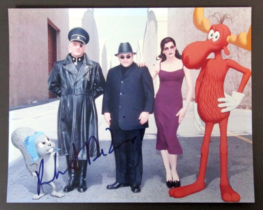 Robert De Niro "Rocky & Bullwinkle" Signed COA: Authentic Autographed Robert De Niro "Rocky & Bullwinkle" Promotional Photo with COA.