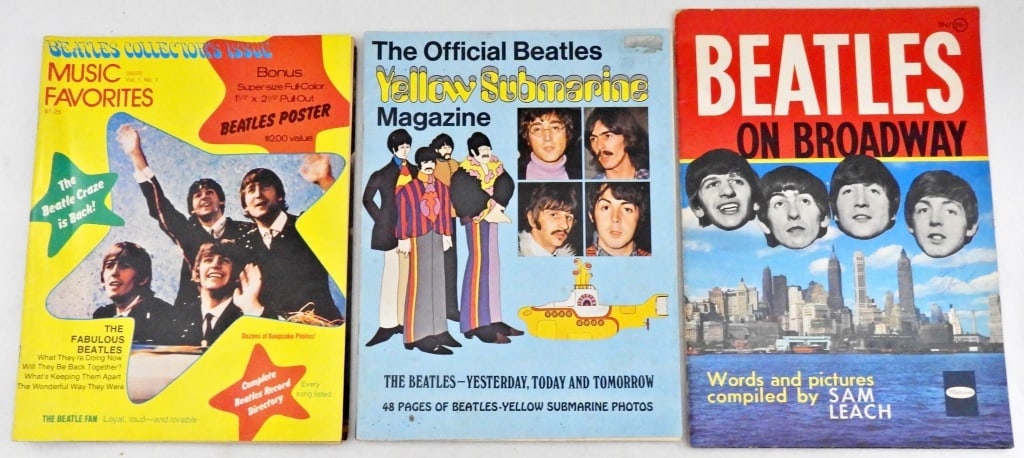 (3) BEATLES MAGAZINES: YELLOW SUBMARINE (1 of 4)