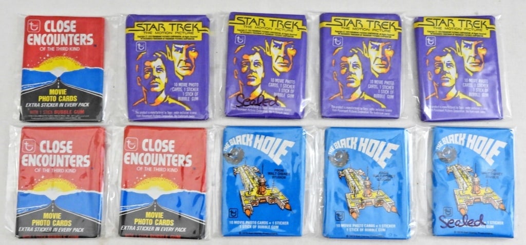 (10) NON-SPORT WAX PACKS - STAR TREK, (1 of 2)