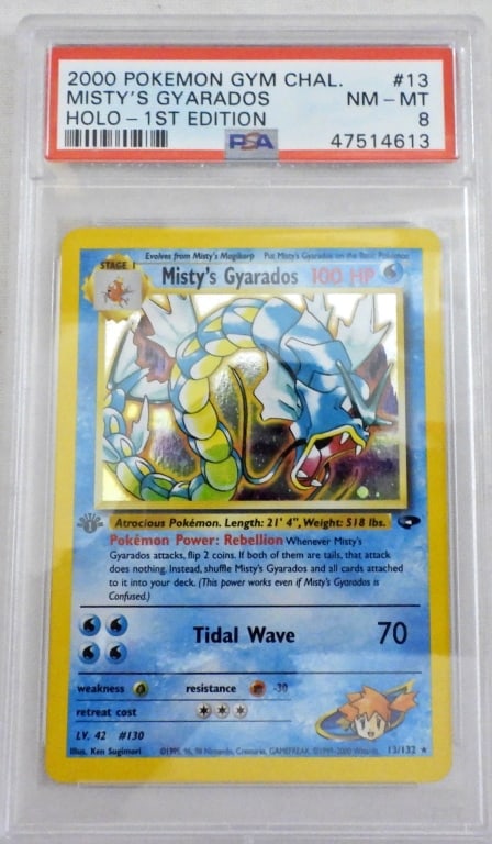 PSA 8 2000 Pokemon TCG Gym Challenge (1 of 2)
