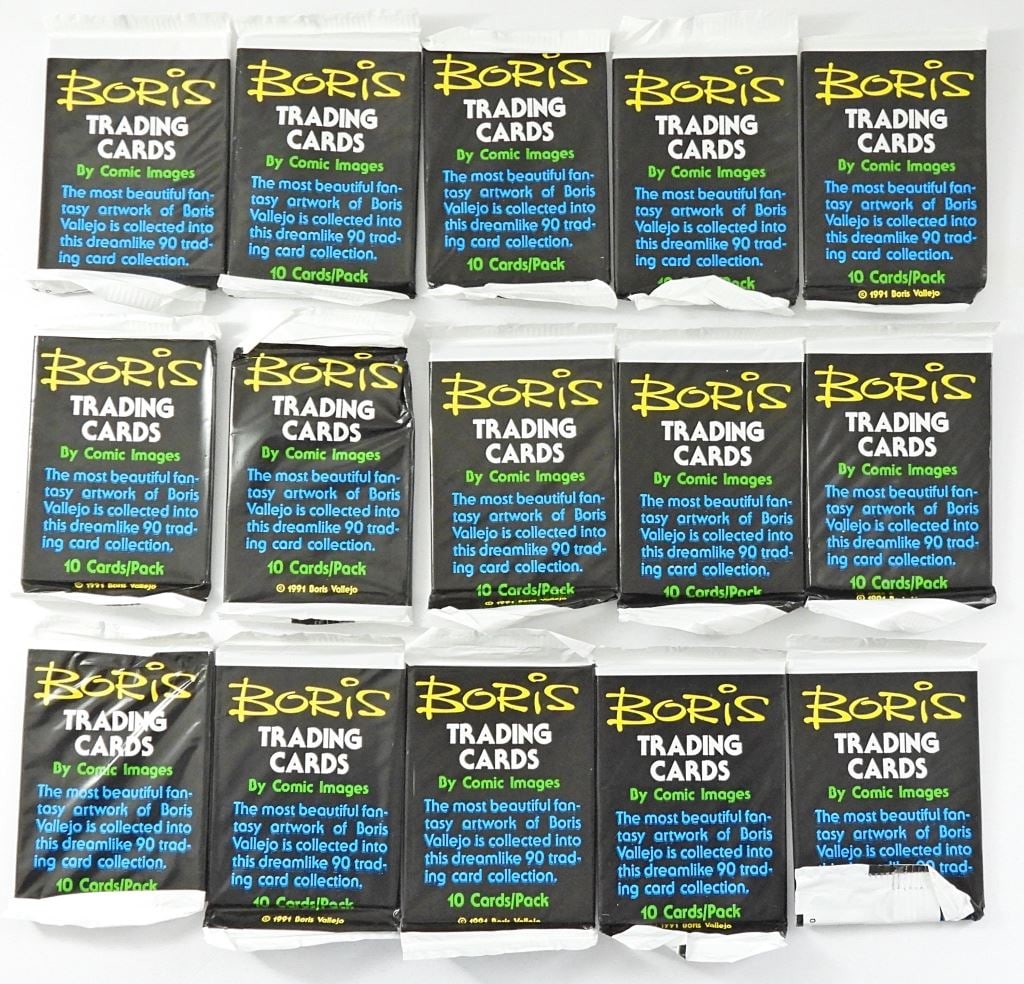 (15) 1991 BORIS TRADING CARDS PACKS (1 of 2)