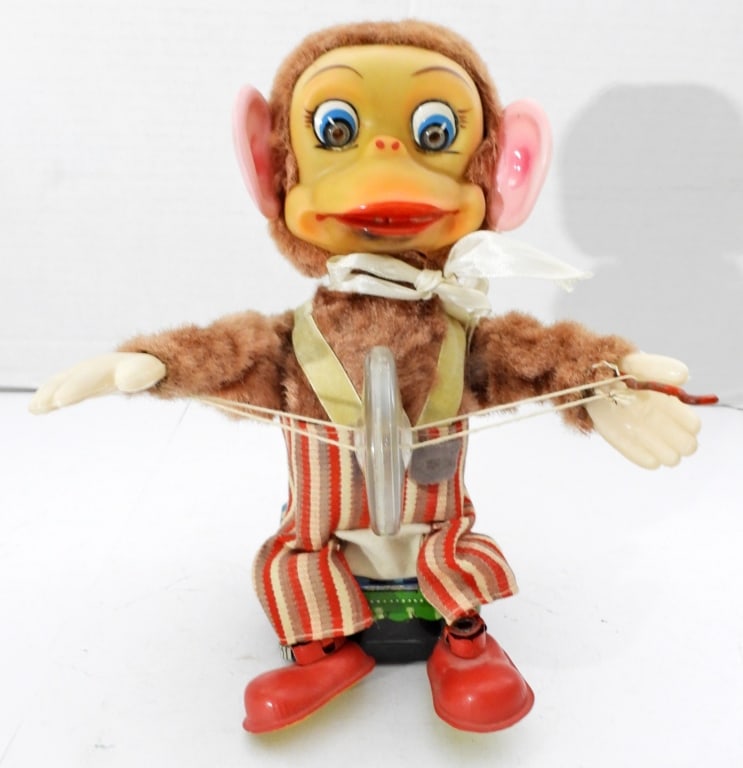 1960'S THE PLAYING MONKEY BO TIN TOY S&E (1 of 7)