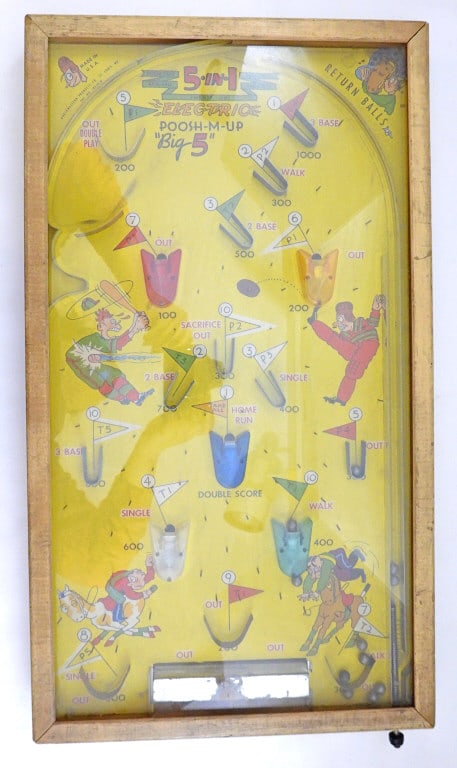 5 IN 1 ELECTIC POOSH M UP BIG 5 PINBALL (1 of 5)