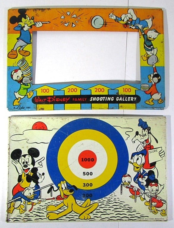 (2) Vintage Walt Disney Mickey Mouse Tin Toys (1 of 3)