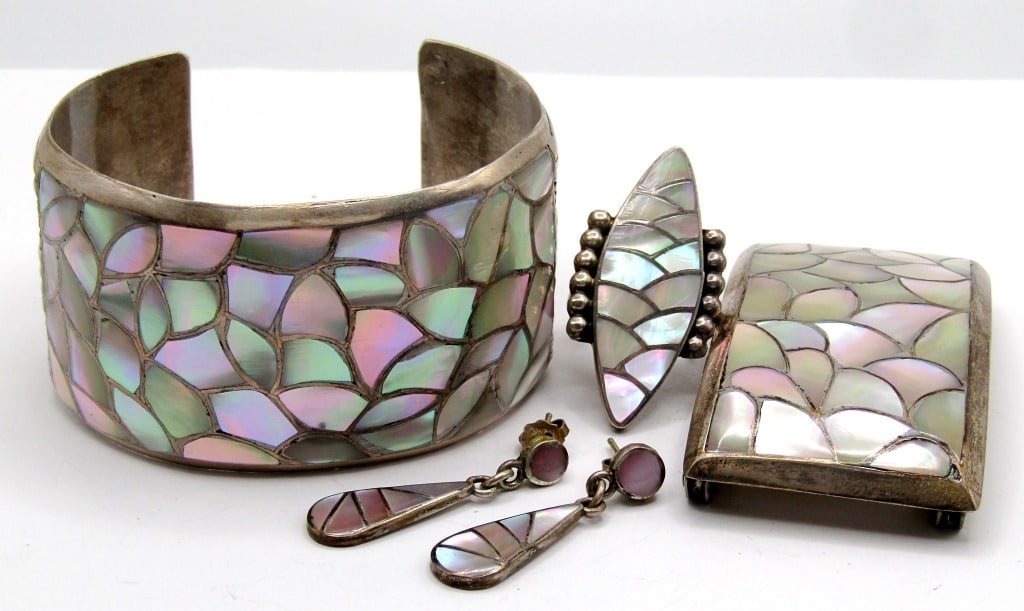 TOM BAHTI STERLING JEWELRY SET (1 of 5)