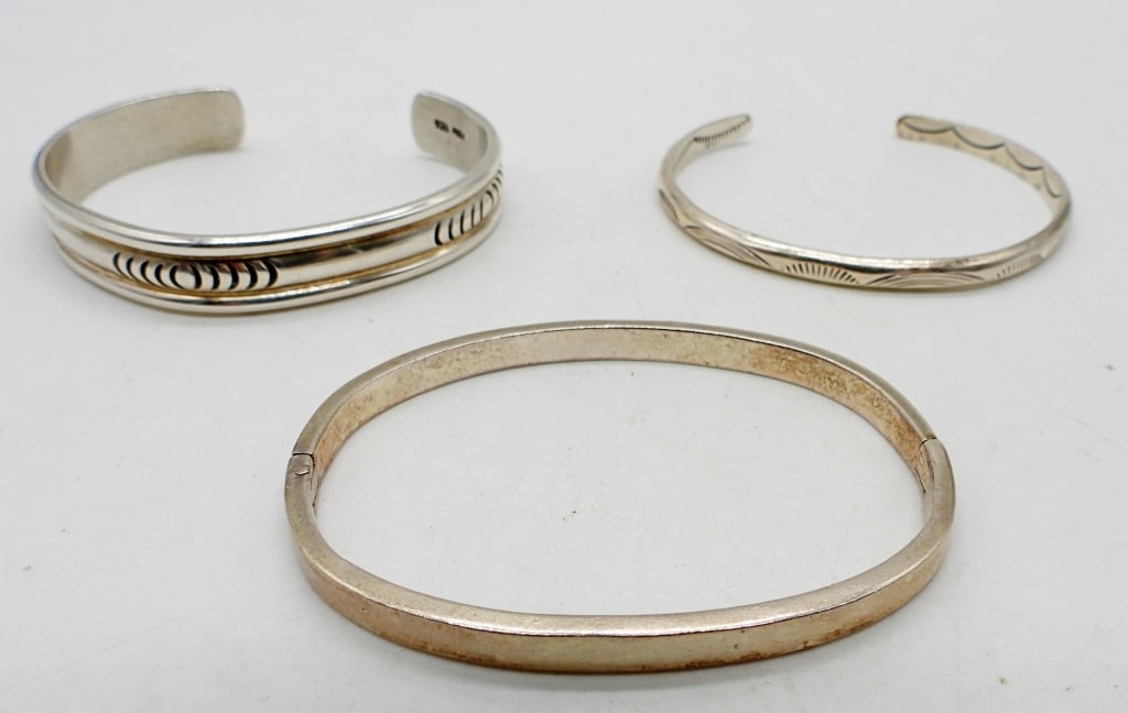 (3) MEXICO STERLING CHILDREN BRACELETS (1 of 3)