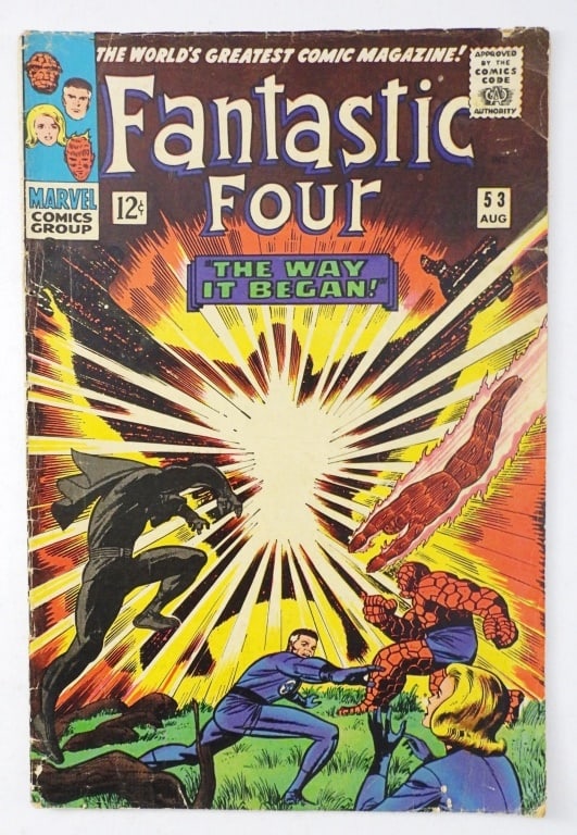 Fantastic Four  #53 August 1966 "The Way it Began! (1 of 4)