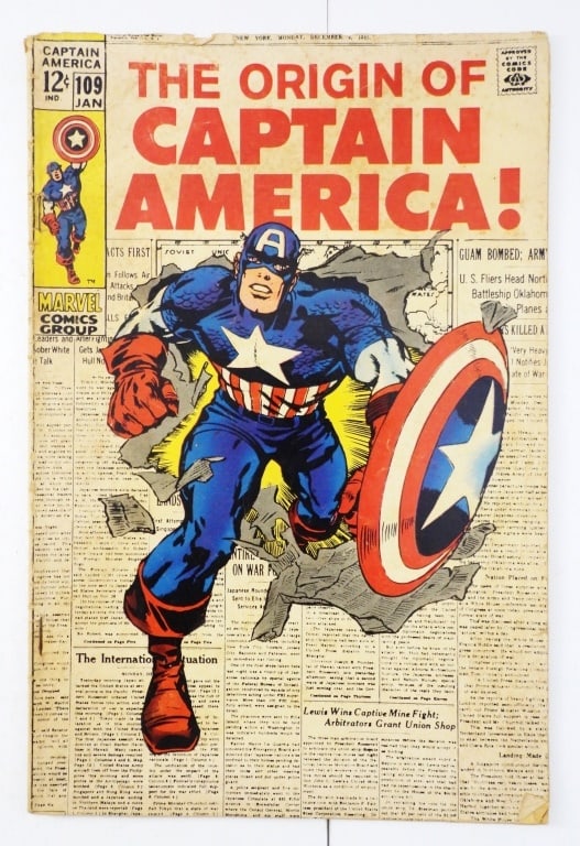 Origin of Captain America #109 Classic Kirby Cover (1 of 4)