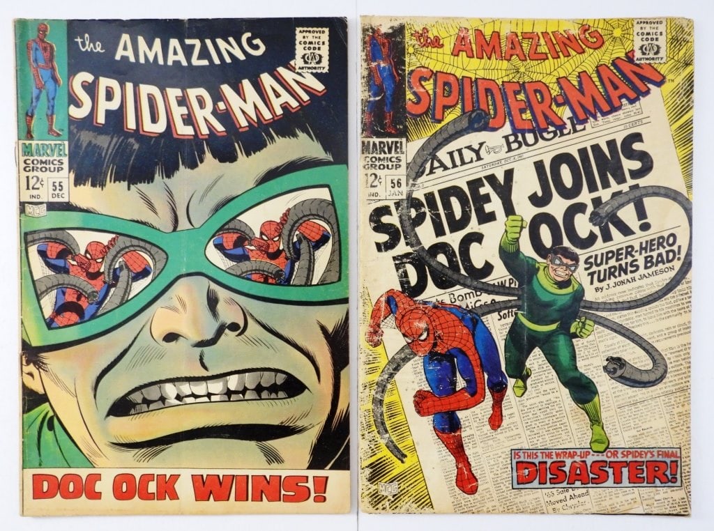(2) 1967 Amazing Spider-Man #55 & #56 - Doc Ock! (1 of 3)