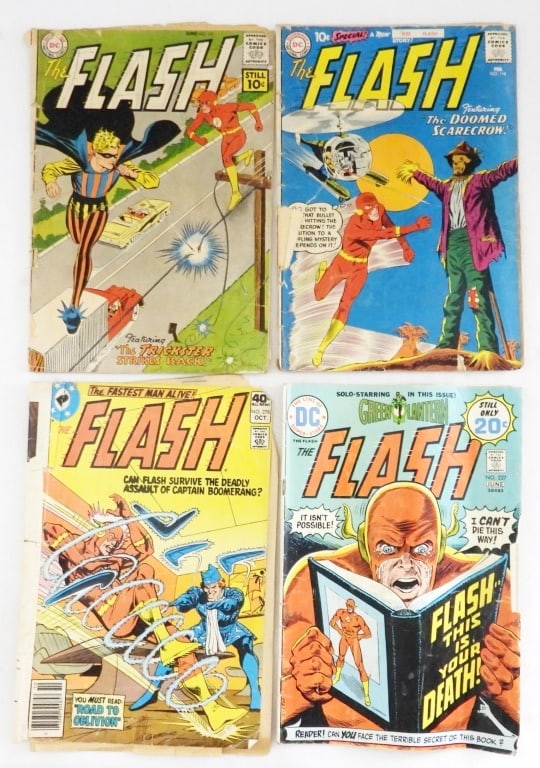 (2) DC THE FLASH 10c COMICS plus (1 of 2)