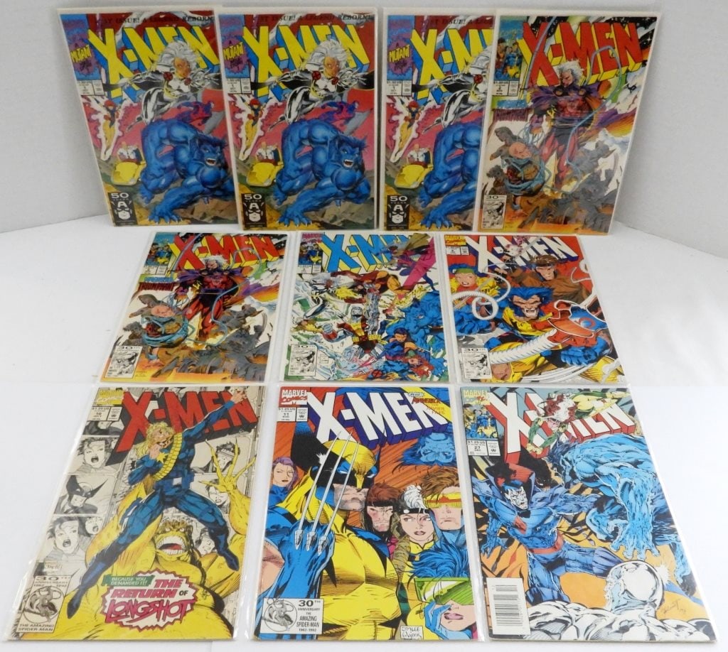 (10) MARVEL X-MEN LOT - (3) #1 (2) #2,: #3, 4, 10 & 11 - ALL NICE CONDITION