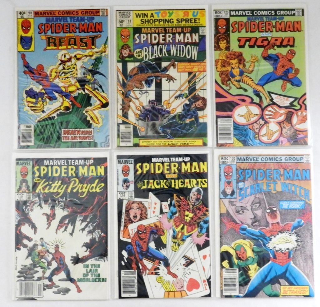 (6) MARVEL TEAM-UP featuring SPIDER-MAN (1 of 3)