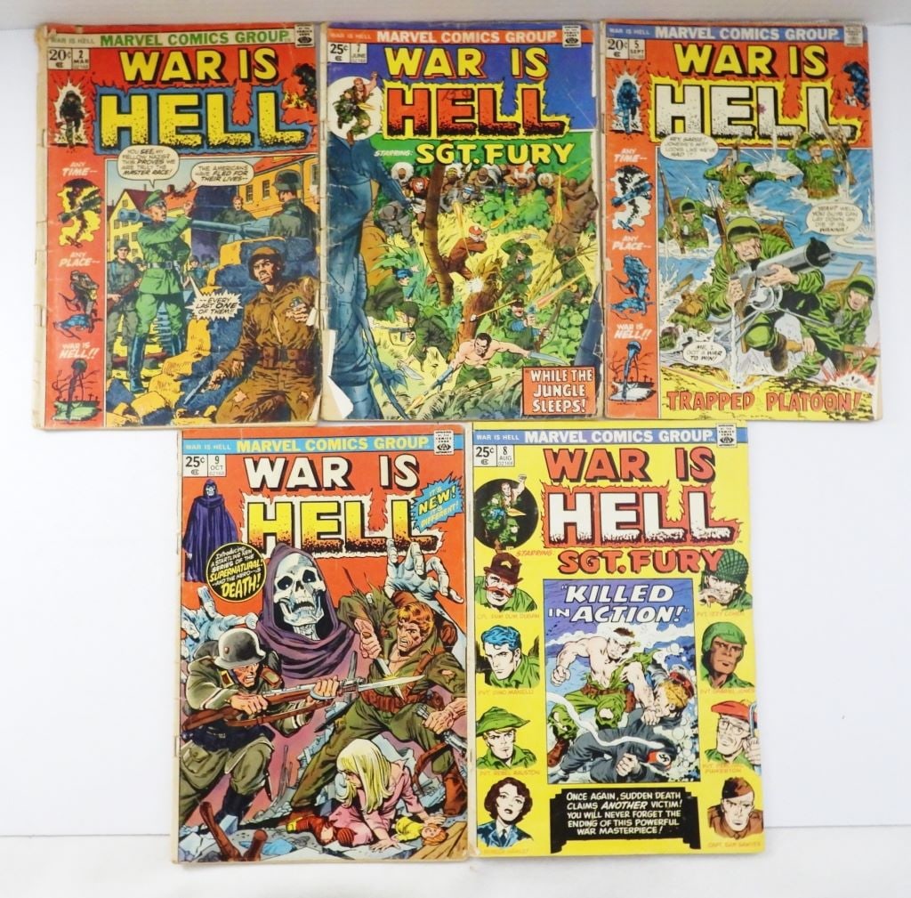 (5) MARVEL COMICS GROUP - WAR IS HELL (1 of 3)