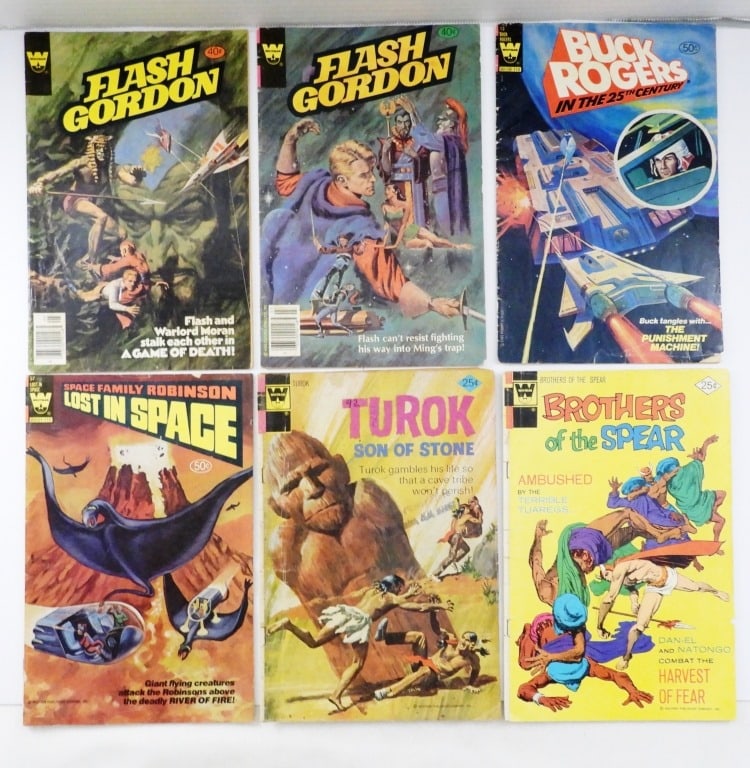 (6) WHITMAN FLASH GORDON, BUCK ROGERS (1 of 3)