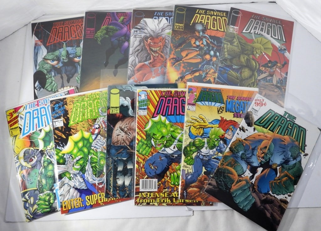 (11) IMAGE THE SAVAGE DRAGON LOT: ALL DIFFERENT - (3) #1 ISSUES - NM/MINT