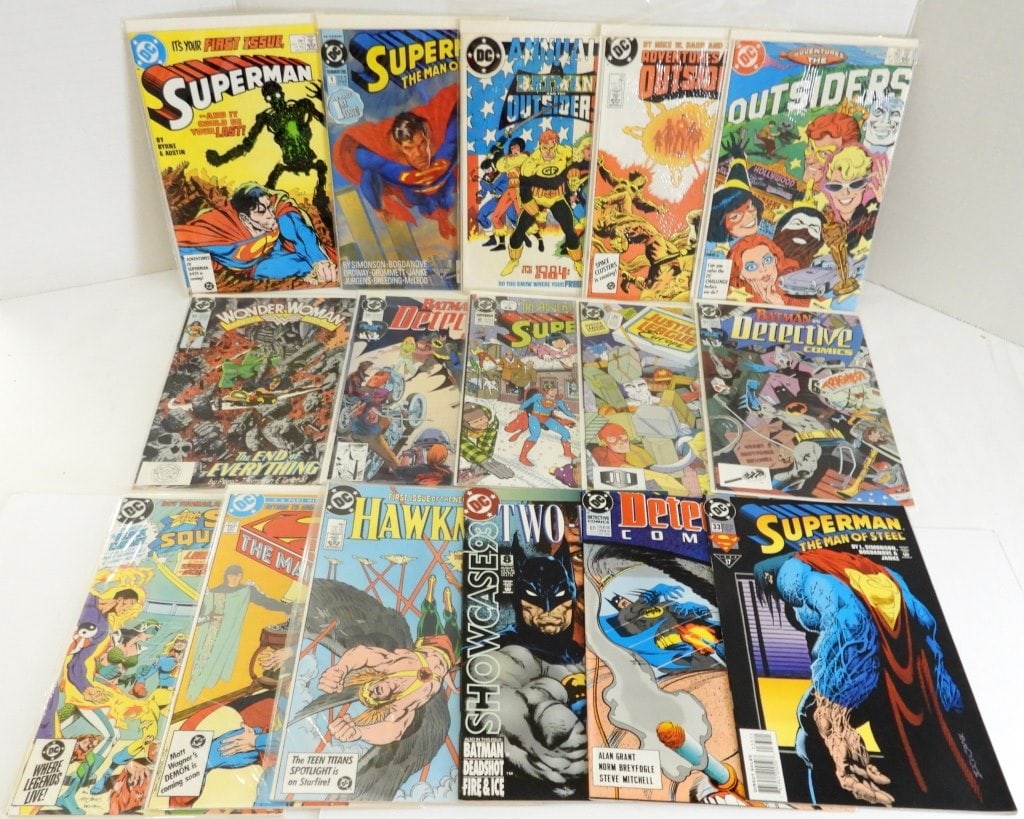 (16) DC COMIC BOOKS with #1 ISSUES (1 of 3)