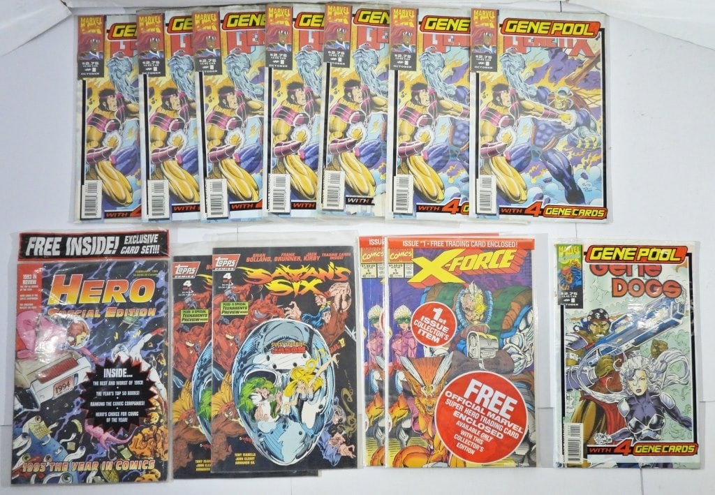 (11) MARVEL COMIC PROMO CARD LOT (1 of 1)