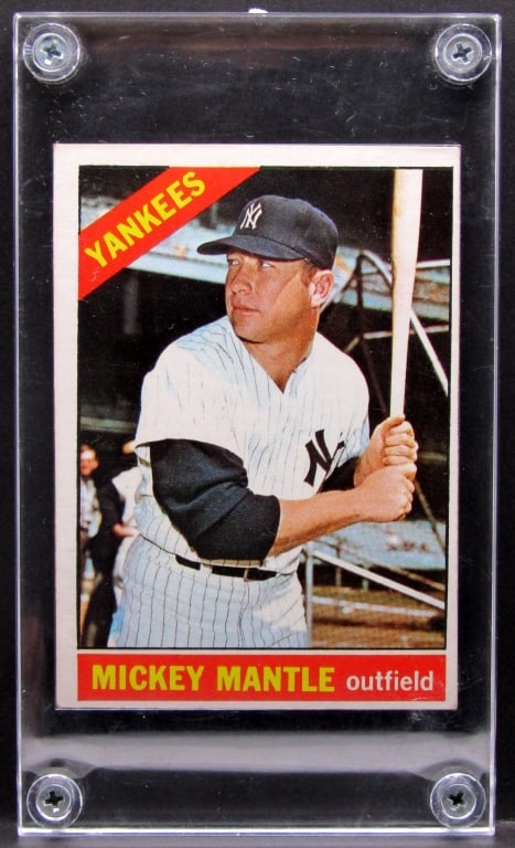 1966 TOPPS #50 MICKEY MANTLE (1 of 2)