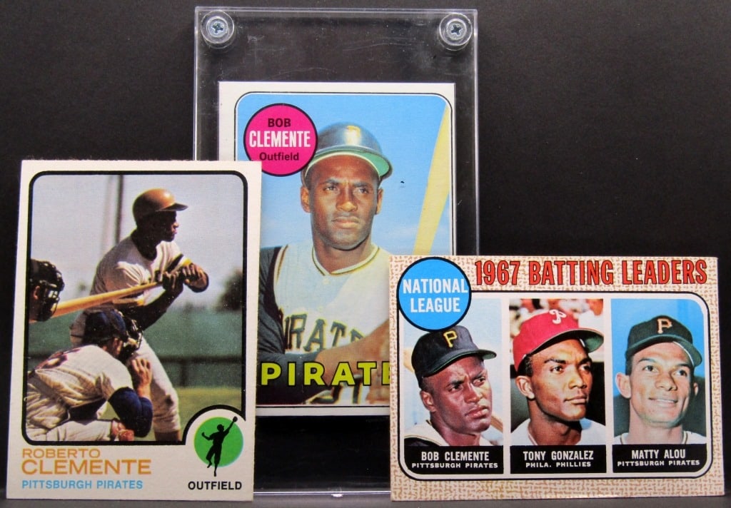 (3) ROBERTO CLEMENTE CARDS 1969 TOPPS, (1 of 5)