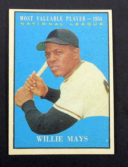 1961 TOPPS #482 WILLIE MAYS MVP (1 of 2)
