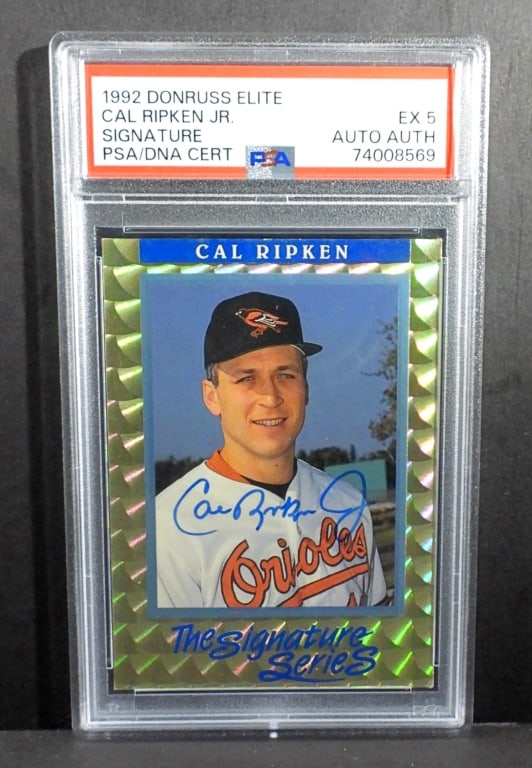 CAL RIPKEN JR PSA/DNA GRADED AUTOGRAPH CARD (1 of 3)