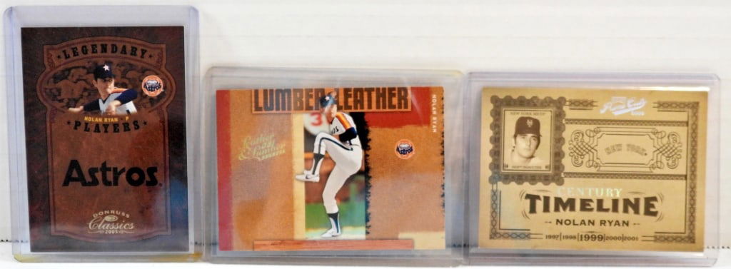 (3) LIMITED NUMBER NOLAN RYAN CARDS (1 of 2)