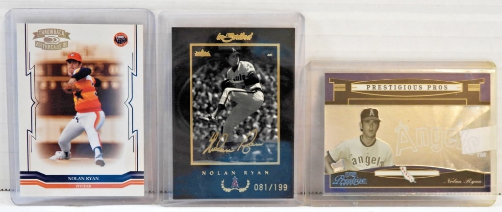(3) LIMITED NUMBER NOLAN RYAN CARDS (1 of 2)