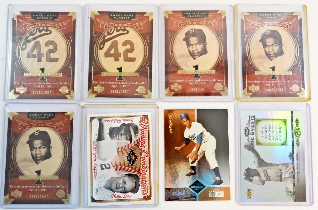 (8) LIMITED NUMBER JACKIE ROBINSON CARDS (1 of 2)