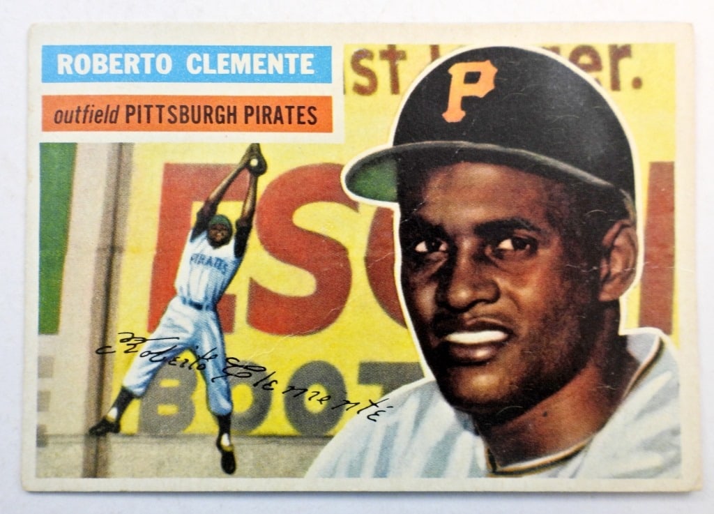 1956 TOPPS #33 ROBERTO CLEMENTE (1 of 2)