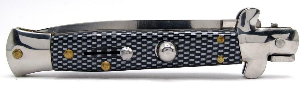 Italy Push Button Automatic Stiletto Pocket Knife (1 of 3)
