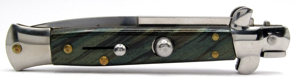 Italy Push Button Automatic Stiletto Pocket Knife (1 of 3)