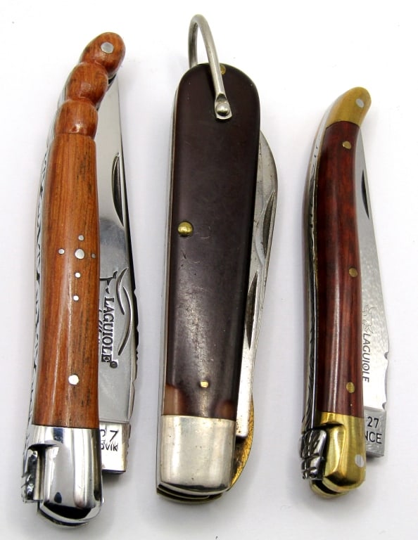 (3) Vintage Folding Pocket Knives (1 of 5)
