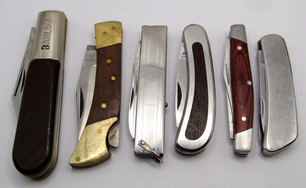 (6) Vintage Folding Pocket Knives (1 of 8)