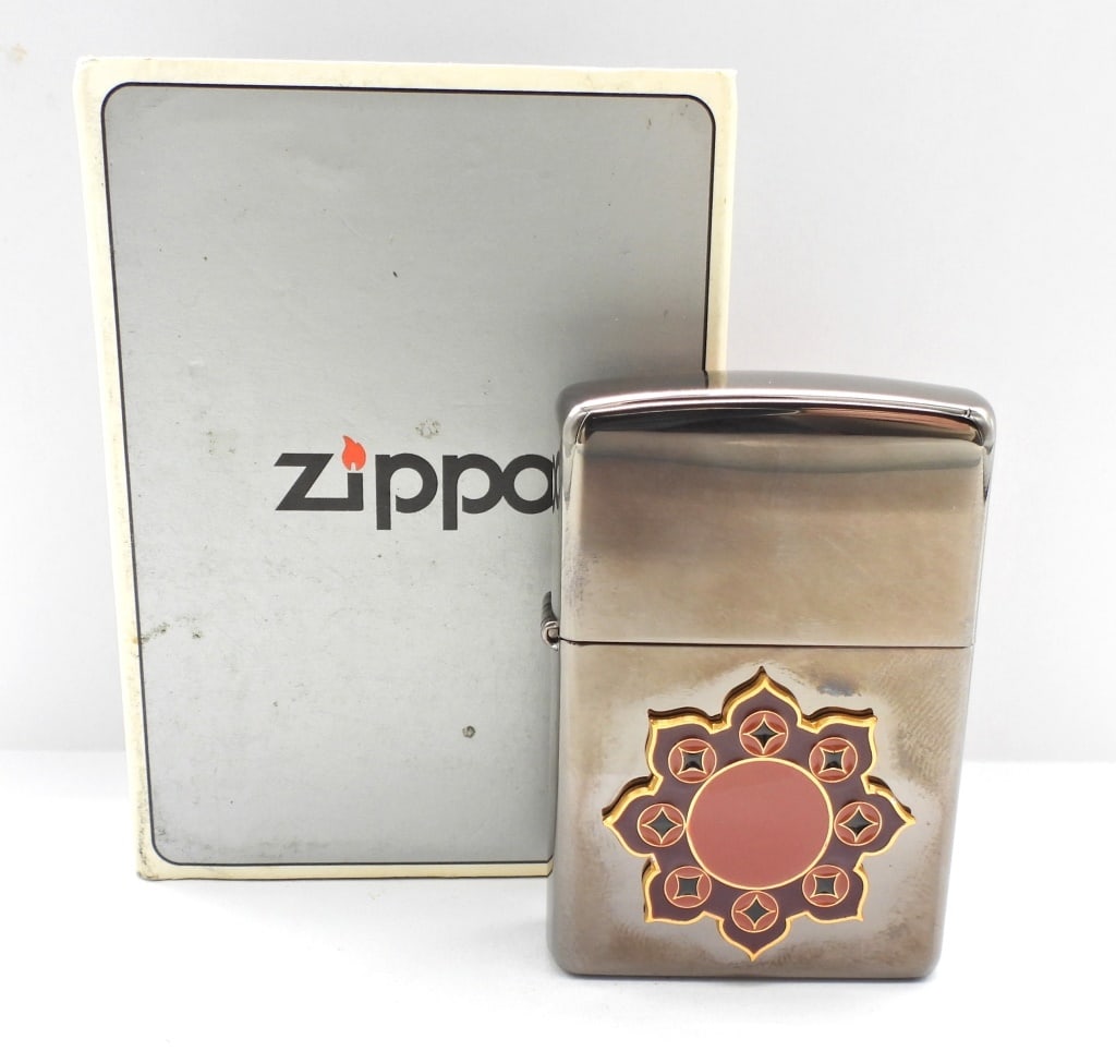 MIDNIGHT SUN UNFIRED ZIPPO LIGHTER (1 of 4)