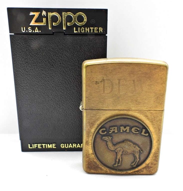 Camel Zippoライター 【非売品】Made in USA Camel Brass Metal Zippo 1993 Mint Rare | eBay